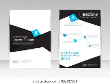 Vector Design For Cover Report Brochure Flyer Poster In A4 Size