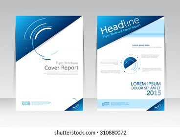 Vector design for Cover Report Brochure Flyer Poster in A4 size