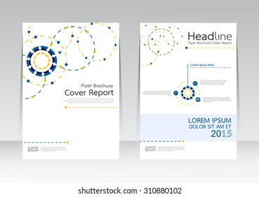 Vector design for Cover Report Brochure Flyer Poster in A4 size