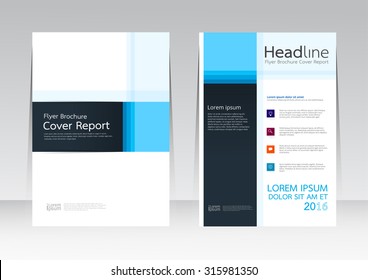 Vector design for Cover Report Brochure Flyer Poster in A4 size