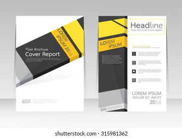 Vector design for Cover Report Brochure Flyer Poster in A4 size