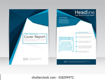 Vector design for Cover Report Brochure Flyer Poster in A4 size