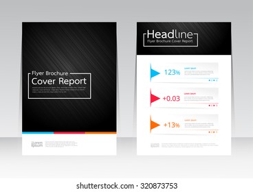 Vector design for Cover Report Brochure Flyer Poster in A4 size