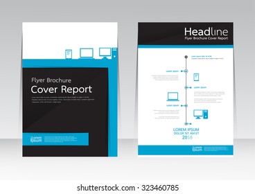 Vector design for Cover Report Brochure Flyer Poster in A4 size
