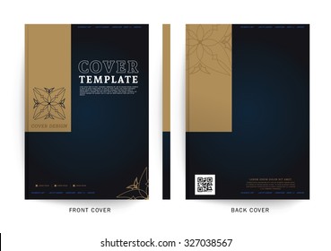 Vector Design For Cover Report, Brochure, Flyer, Poster In A4 Size