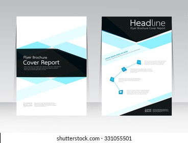 Vector design for Cover Report Brochure Flyer Poster in A4 size