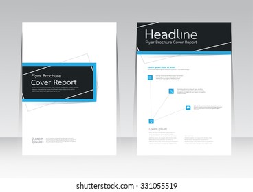 Vector design for Cover Report Brochure Flyer Poster in A4 size