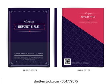 Vector design for Cover Report, Brochure, Flyer, Poster in A4 size