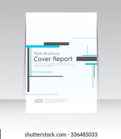 Vector design for Cover Report Brochure Flyer Poster in A4 size
