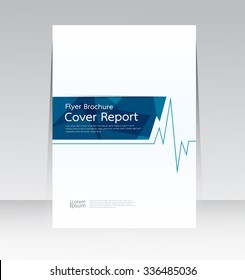 Vector design for Cover Report Brochure Flyer Poster in A4 size
