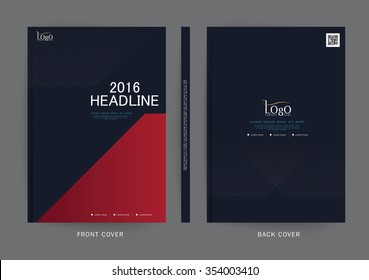 Vector Design For Cover Report, Brochure, Flyer, Poster In A4 Size