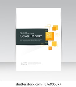 Vector design for Cover Report Brochure Flyer Poster in A4 size