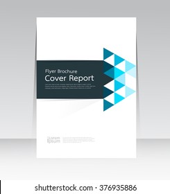 Vector design for Cover Report Brochure Flyer Poster in A4 size