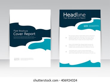 Vector design for Cover Report Brochure Flyer Poster in A4 size
