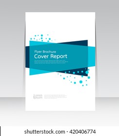 Vector design for Cover Report Brochure Flyer Poster in A4 size
