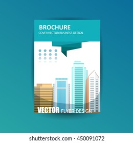 Vector design for Cover Report Brochure Flyer Poster in A4 size