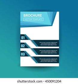 Vector design for Cover Report Brochure Flyer Poster in A4 size