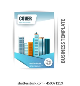 Vector design for Cover Report Brochure Flyer Poster in A4 size