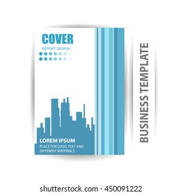 Vector design for Cover Report Brochure Flyer Poster in A4 size