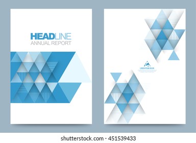 Vector design for Cover Report Brochure Flyer Poster leaflet in A4 size front and back,