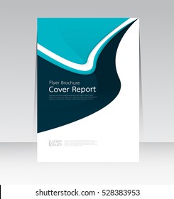 Vector design for Cover Report Brochure Flyer Poster in A4 size