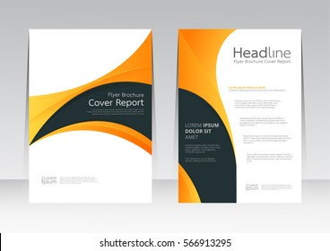 Vector design for Cover Report Brochure Flyer Poster in A4 size