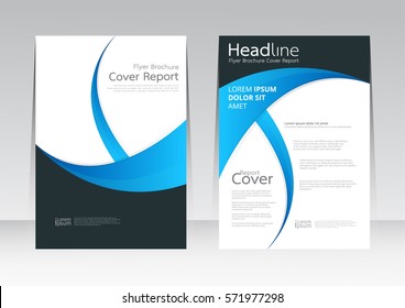 Vector design for Cover Report Brochure Flyer Poster in A4 size