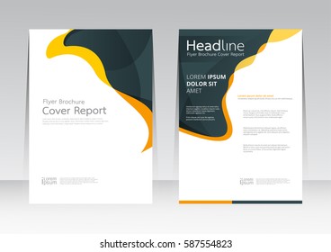 Vector design for Cover Report Brochure Flyer Poster in A4 size