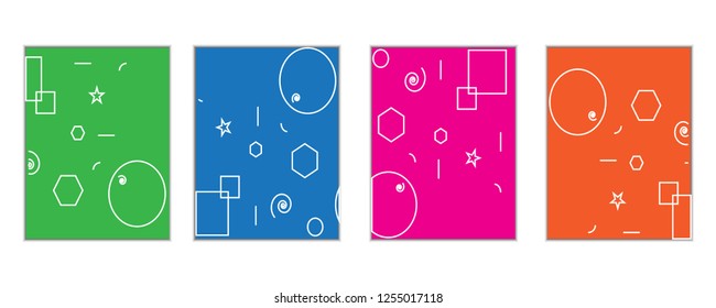Vector design covers, brochure, abstract background