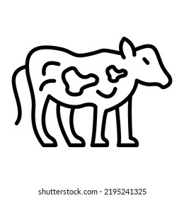 Vector Design Cow Icon Style