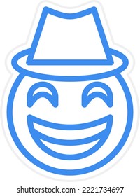 Vector Design Cowboy Icon Style
