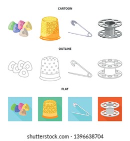Vector design  craft and handcraft icon. Set  craft and industry stock vector illustration.