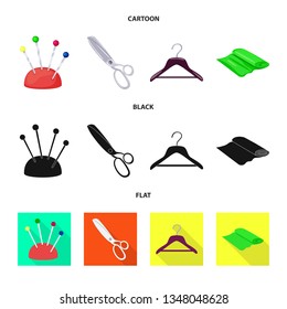 Vector design of craft and handcraft symbol. Collection of craft and industry vector icon for stock.