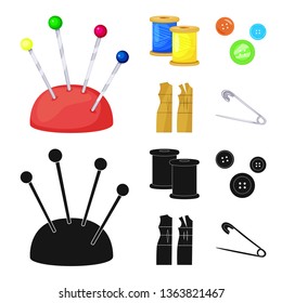 Vector design of craft and handcraft symbol. Collection of craft and industry stock symbol for web.