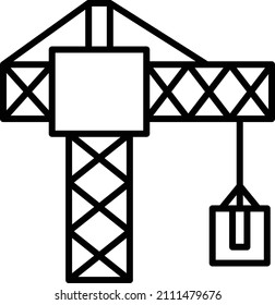 Vector Design Crane Icon Style