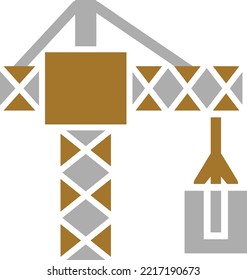 Vector Design Crane Icon Style