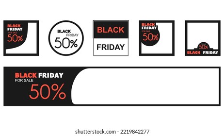 A vector design created for Black Friday and perfect for your sales to open the discount.