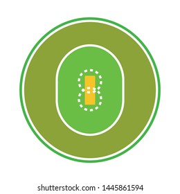 Vector design of cricket and stadium logo. Collection of cricket and match vector icon for stock.
