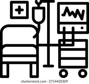 Diseño de Vector Paquetes de cuidado crítico Icon Style
