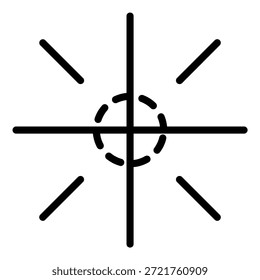 Vector Design Crosshair Cursor Icon Style