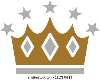 Vector Design Crown Icon Style
