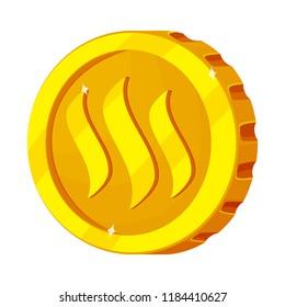 Vector design of cryptocurrency and coin icon. Set of cryptocurrency and crypto vector icon for stock.