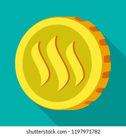 Vector design of cryptocurrency and coin icon. Set of cryptocurrency and crypto vector icon for stock.
