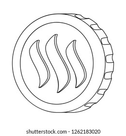 Vector design of cryptocurrency and coin icon. Set of cryptocurrency and crypto stock symbol for web.
