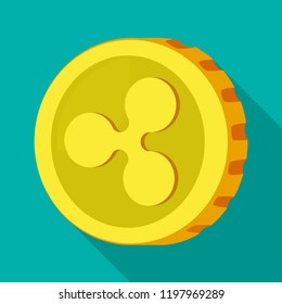 Vector design of cryptocurrency and coin sign. Set of cryptocurrency and crypto stock vector illustration.