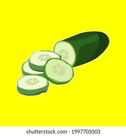 vector design, cucumber fruit clip art