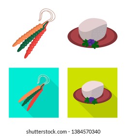 Vector design of culture and sightseeing icon. Collection of culture and originality vector icon for stock.