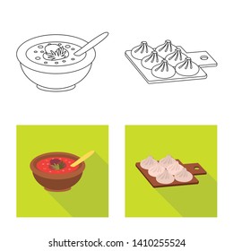 Vector design of culture and sightseeing icon. Collection of culture and originality stock vector illustration.