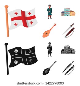 Vector design of culture and sightseeing icon. Collection of culture and originality stock vector illustration.