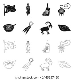 Vector design of culture and sightseeing icon. Collection of culture and originality stock vector illustration.